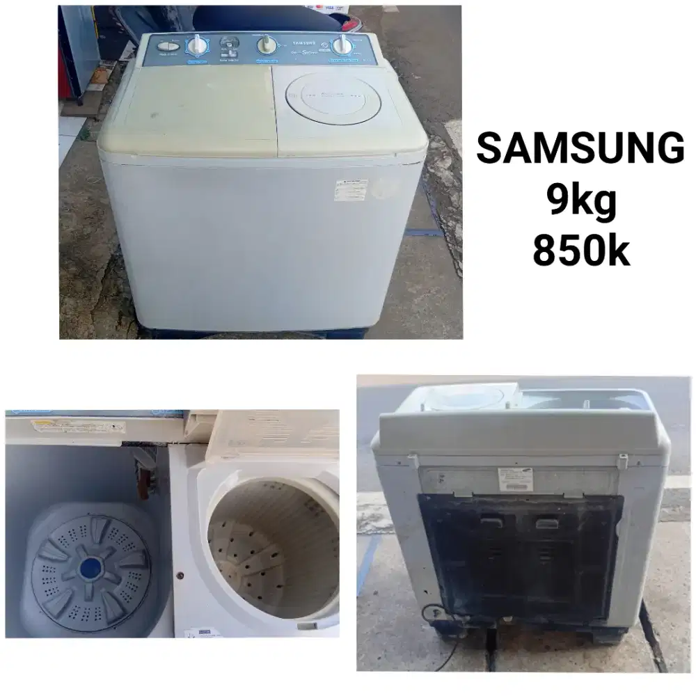 Mesin cuci SAMSUNG bekas bergaransi
