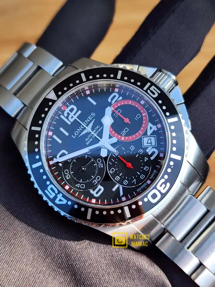Jam Tangan Original Longines HydroConquest Chronograph Automatic Swiss