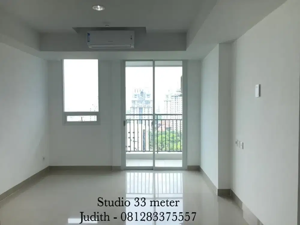Jual Apartemen springhill terrace kemayoran studio 1 kamar 33 meter kosongan