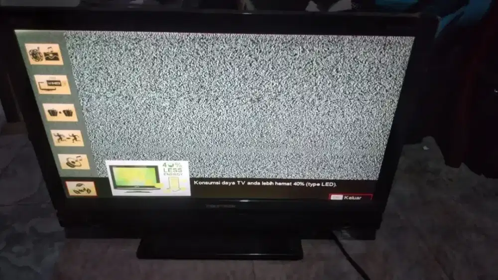 Tv led merek POLYTRON ya gan masih analog