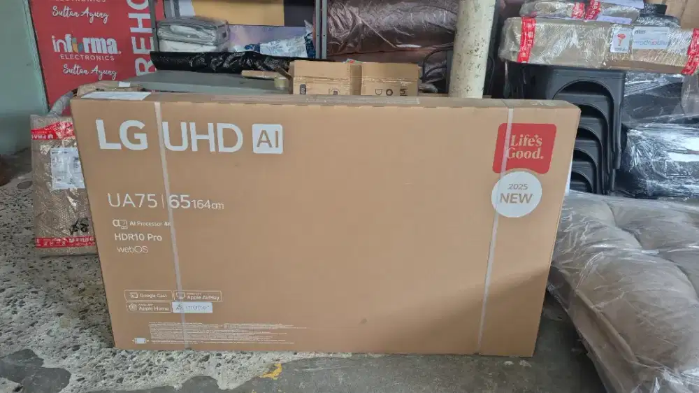 Ready stok tv lg 65 inc smart tv