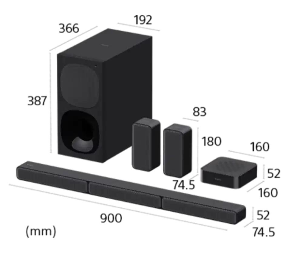 SONY SPEAKER SOUNDBAR THEATER