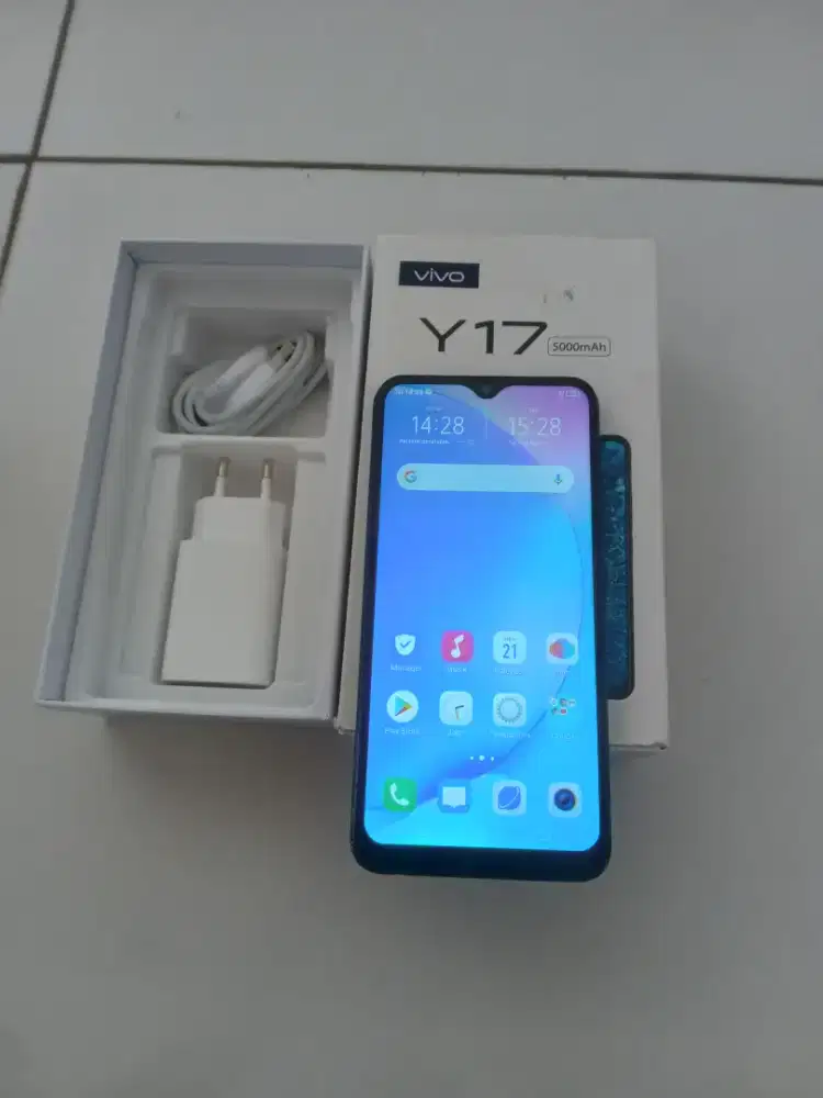 VIVO Y17 Ram 8GB *fulset* biru gelap