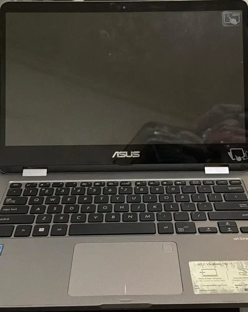 Jual laptop bekas asus vivobook flip 14 mulus
