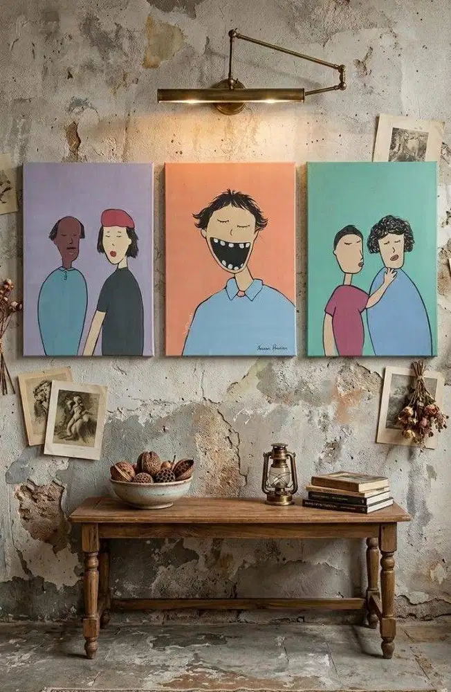 Lukisan Kayu Limites Home Made