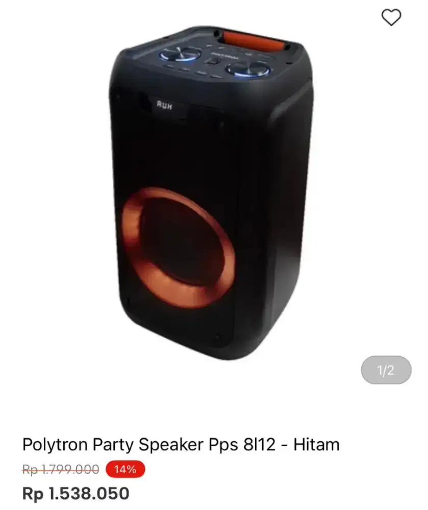 POLYTRON PARTY SPEAKER PPS 8L12