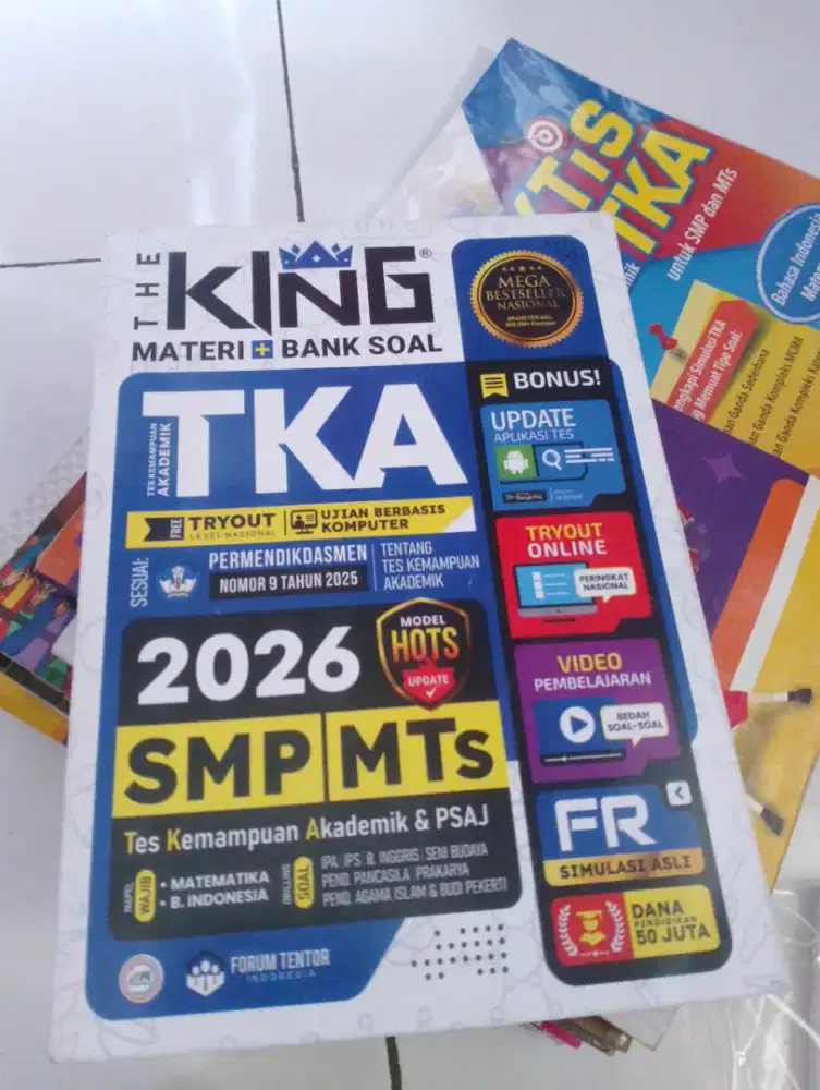 preloved buku TKA king smp