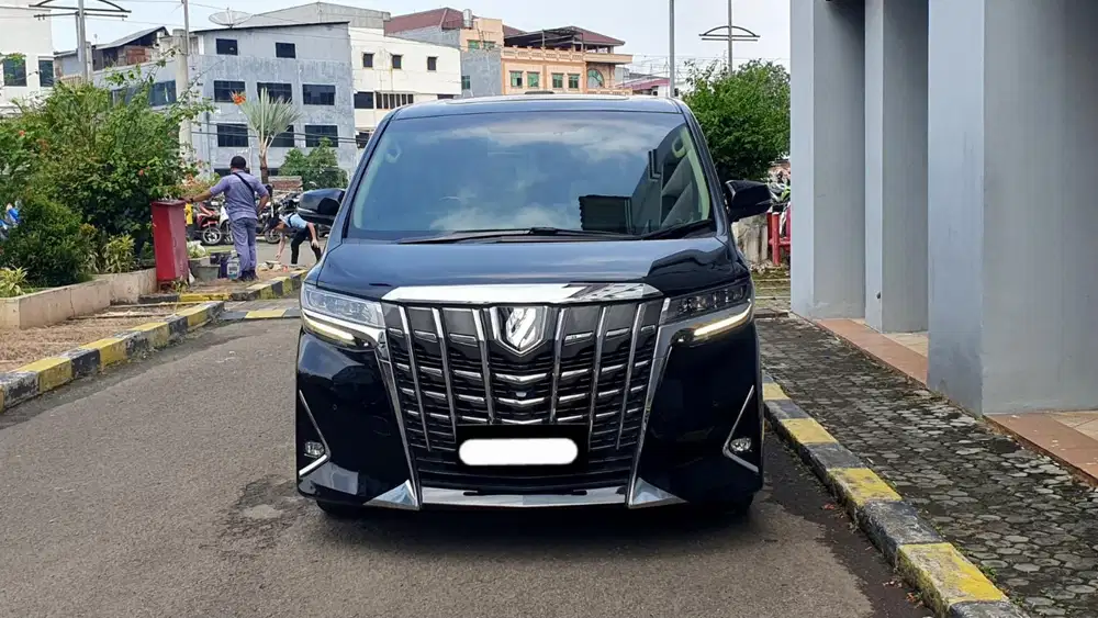 Km27rb toyota alphard g atpm 2018 hitam sunroof