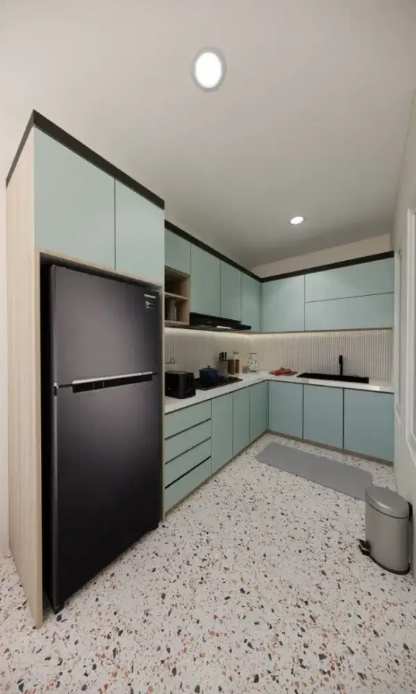 Kitchen set bisa custom harga terjangkau