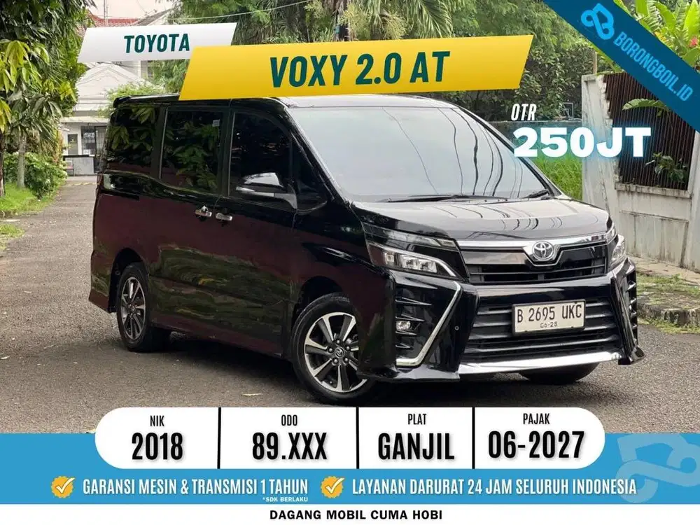 Toyota Voxy 2.0 AT 2018 Hitam
