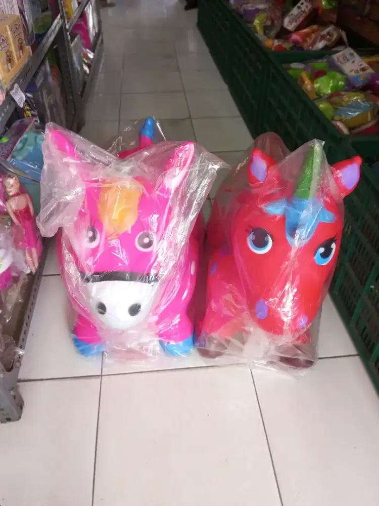 Mainan Anak Jumping Karet Naik Musik