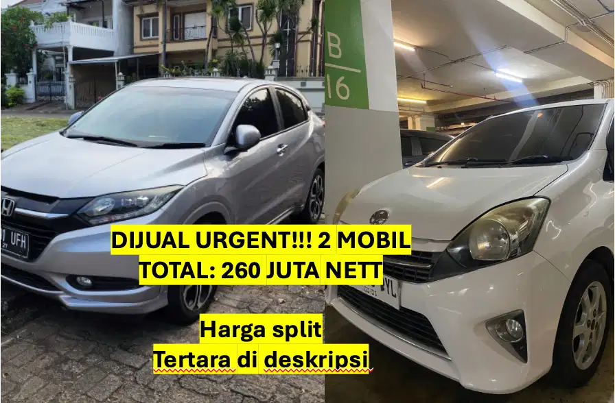 (URGENT) NETT 260 JUTA, TIDAK NEGO LAGI, READY CEK UNIT AMBIL
