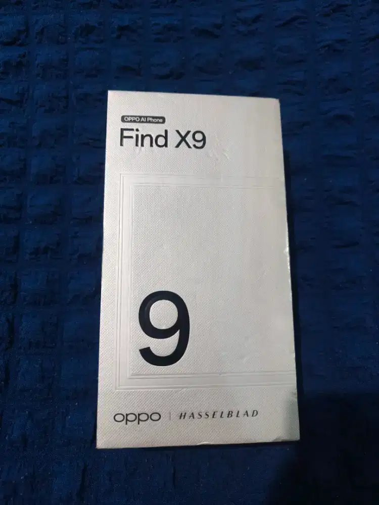 OPPO FIND X9 5G Ram 16/512GB Fullset Baru Buka Kotak Hitam