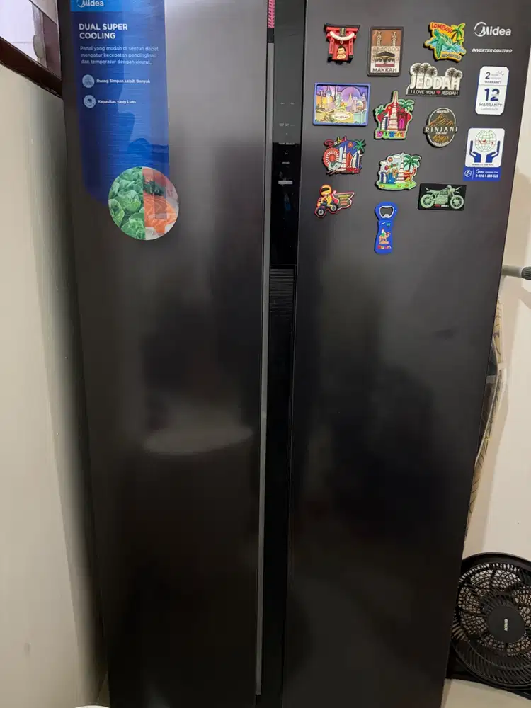 Kulkas midea second like new