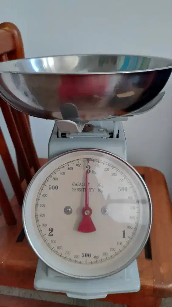 TIMBANGAN STAINLESS STEEL 3KG - KITCHEN SCALE DIVISION