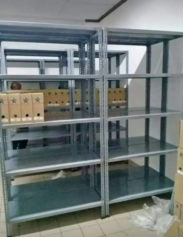 Rak besi siku rak gudang