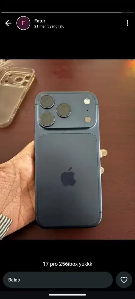 Dijual ip 17 pro 256 ibox