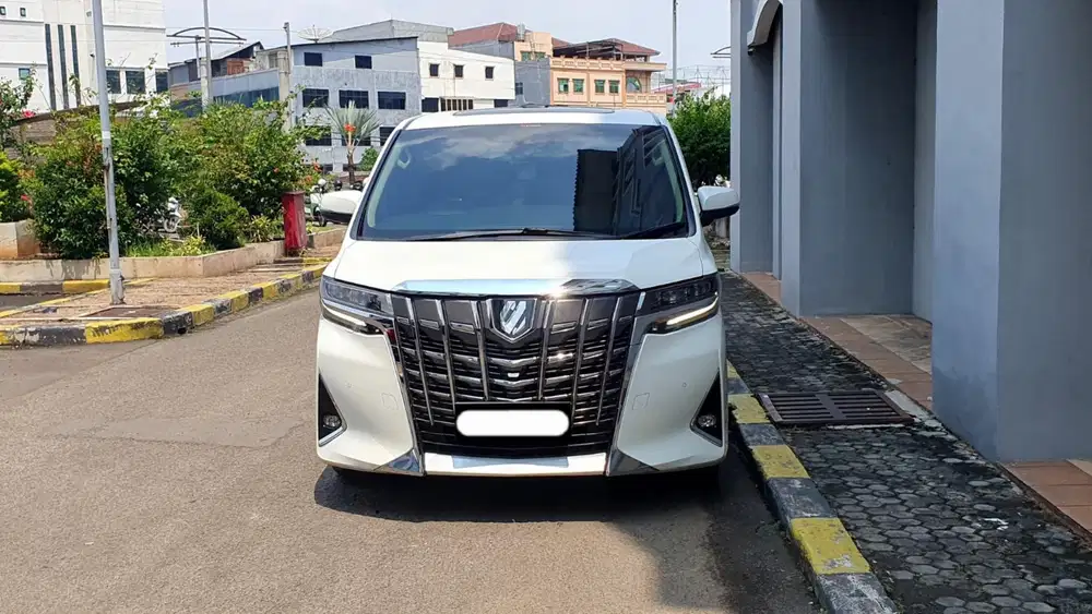 Toyota alphard g tss 2022 putih sunroof pilotseat