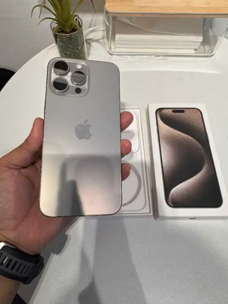 Iphone 15 pro max 256Gb Natural Ibox Bh87%