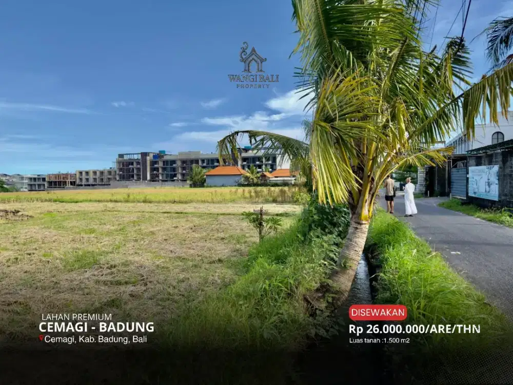 DISEWAKAN LAHAN PREMIUM DI CEMAGI