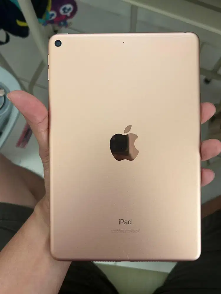 ipad mini 5 64 gold wifi only fullset bu bh 80up turun harga jual rugi