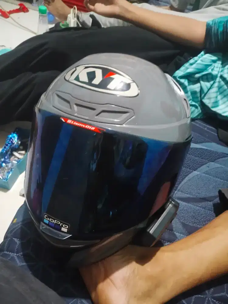 Jual helm kyt + interom