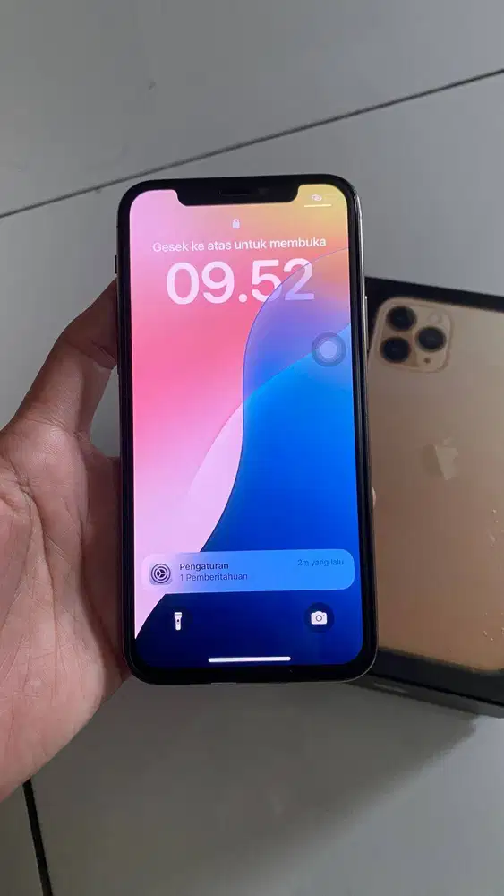 Iphone 11 Pro Gold 256 GB BC Mulus Milik Pribadi