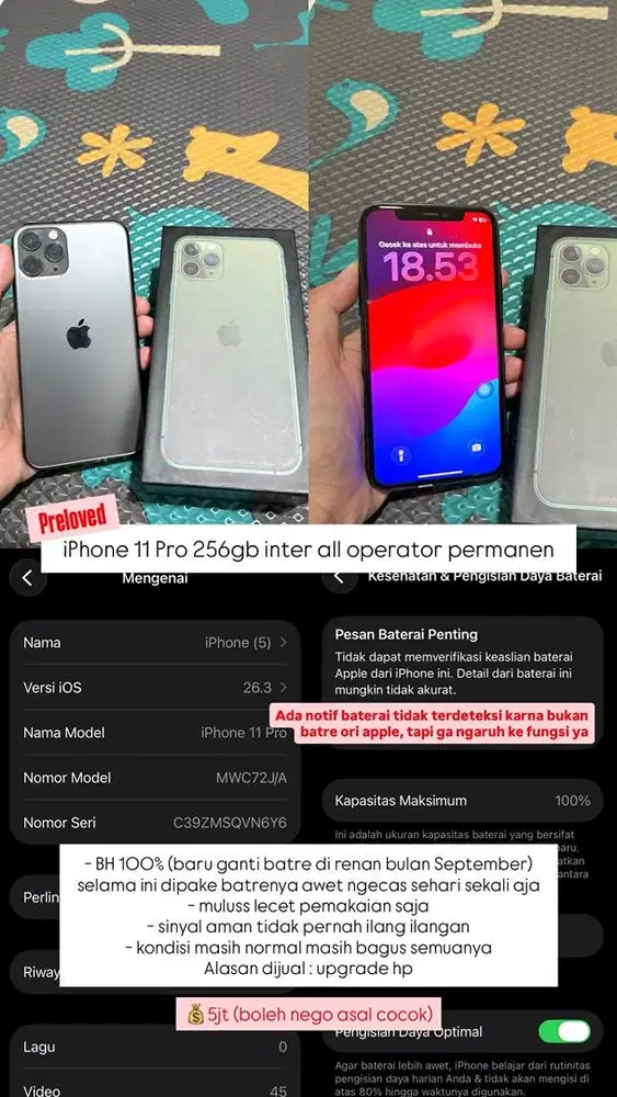 IPHONE 11 PRO 256Gb Space Grey All Operator