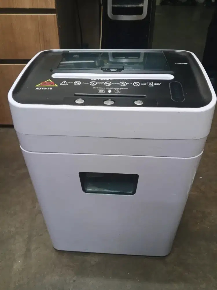 mesin penghancur kertas otomatis ZSA Auto 75 -kondisi normal-