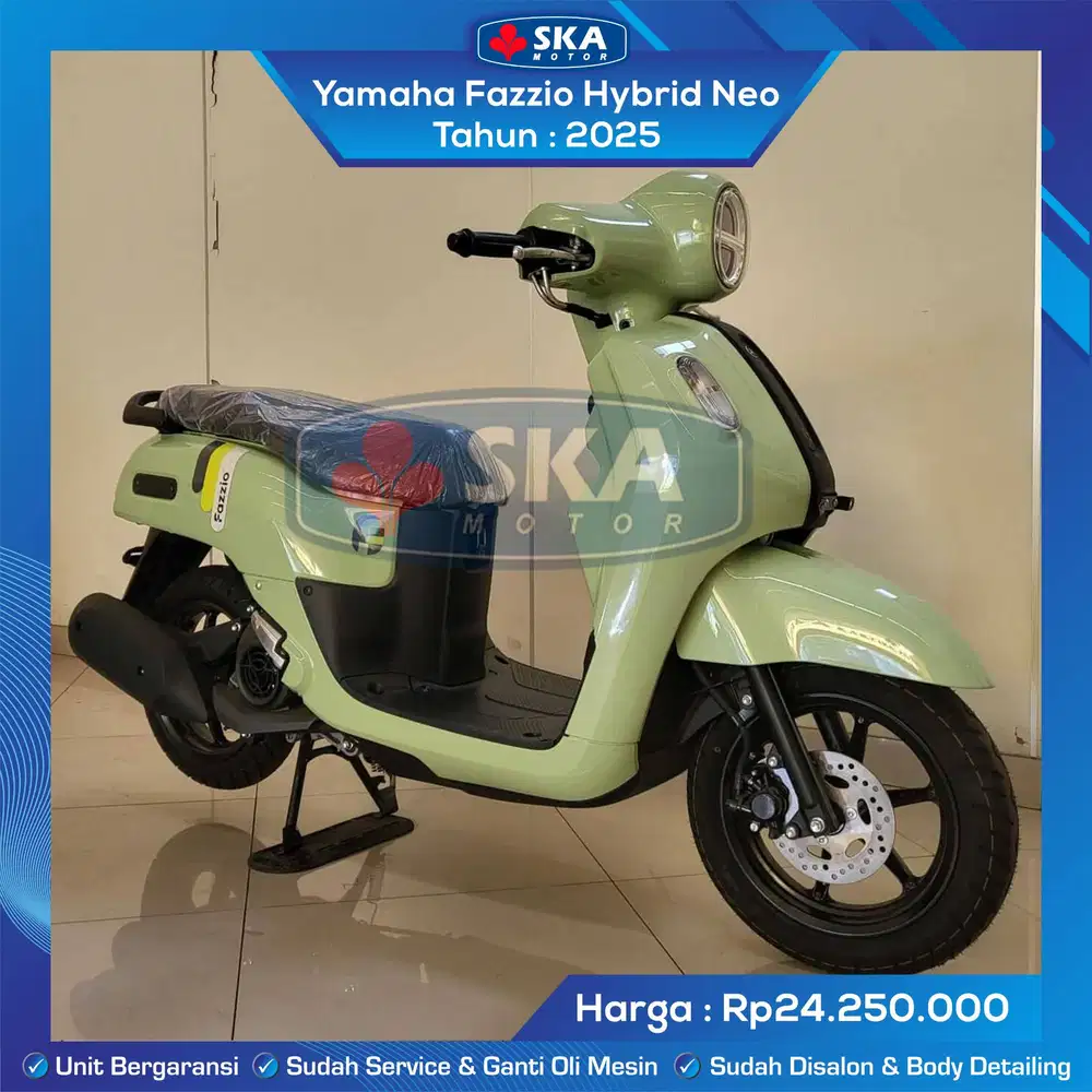KM 0 Yamaha Fazzio Hybrid Neo Tahun 2025