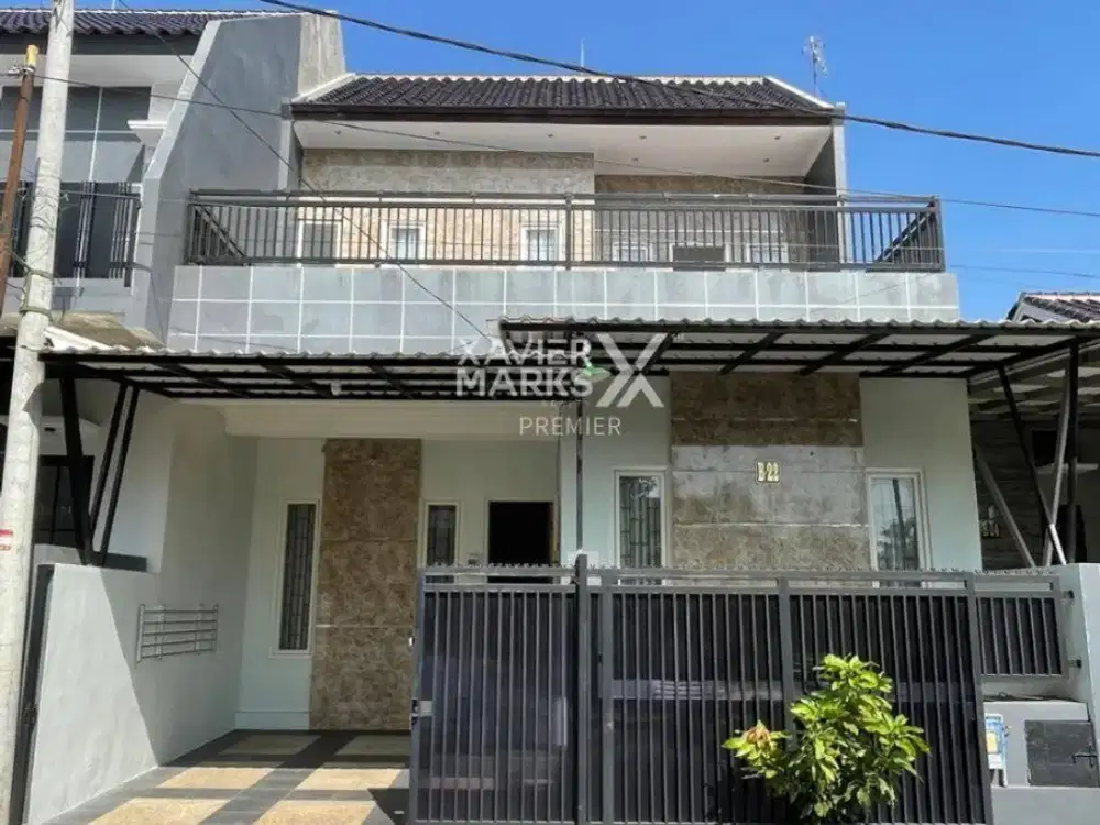 Dijual Rumah Baru Modern 2Lt dan Semi Furnish Ada Private Pool di Balkon LT 2 Siap Huni Lokasi Tengah Kota Dikelilingi Banyak Fasum di Pandanwangi
