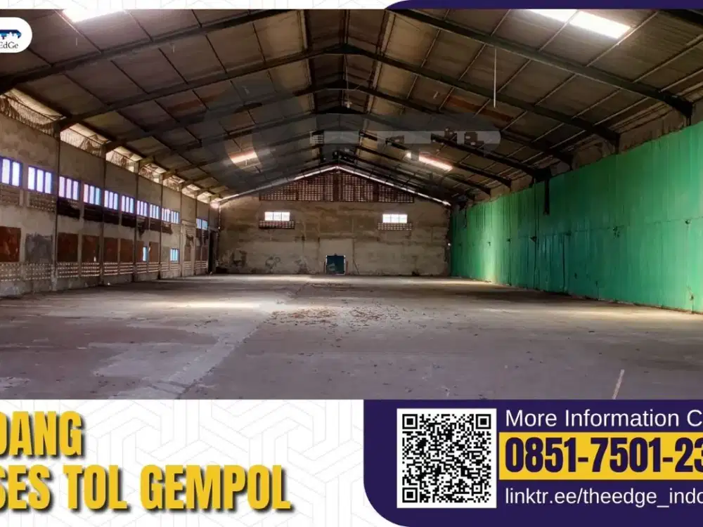 Gudang Disewakan Gempol Pasuruan – 1.800 m² Siap Operasional