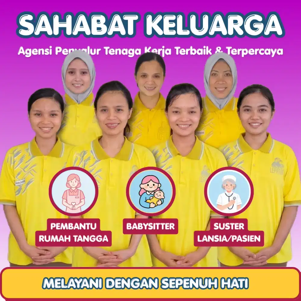 Sedia pembantu, babysitter, suster lansia