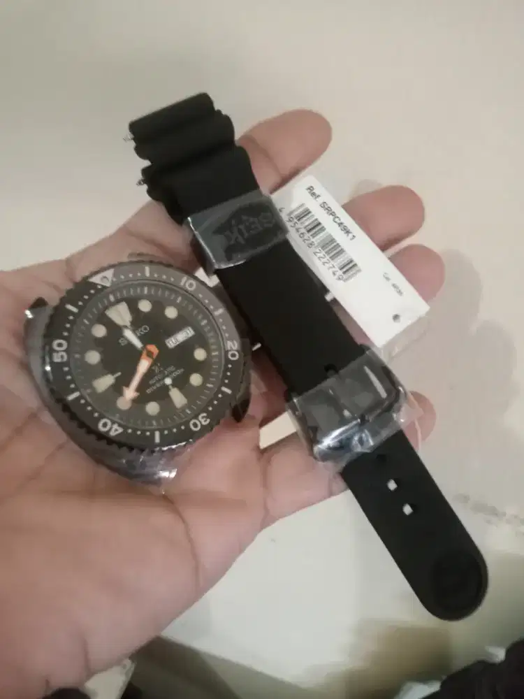 Jam Seiko SRPC49K1 Black Turtle Limited Edition Original