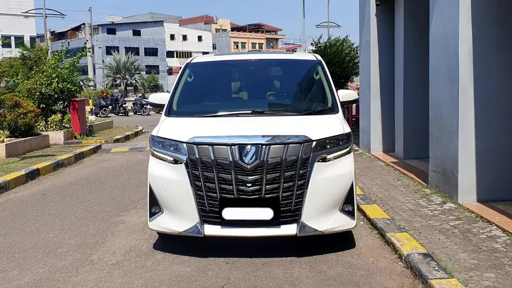 Km44rb toyota alphard g at tss 2021 putih pilotseat