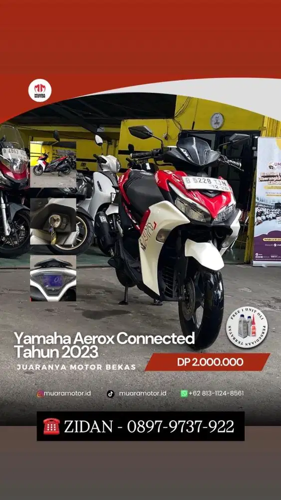 YAMAHA AEROX CONNECTED 2021 !!!