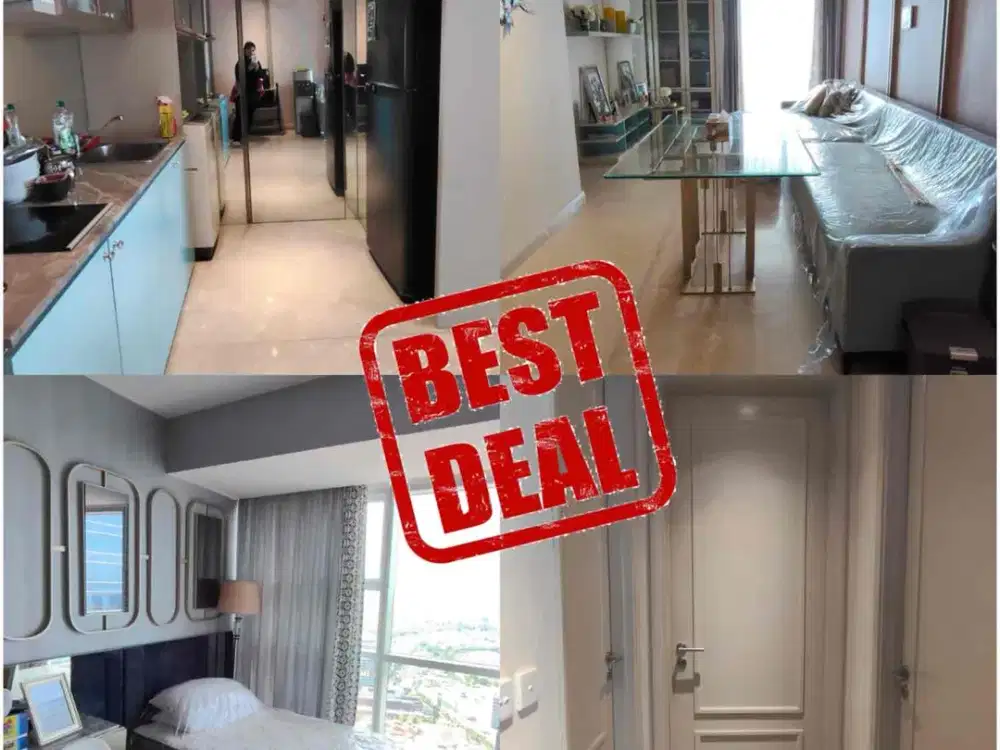 Murah, ONE Icon Tunjungan 2BR Full Furnish Interior