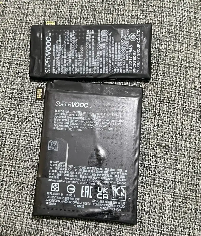 Batre Oppo N2 Flip BLP971 dan BLP969