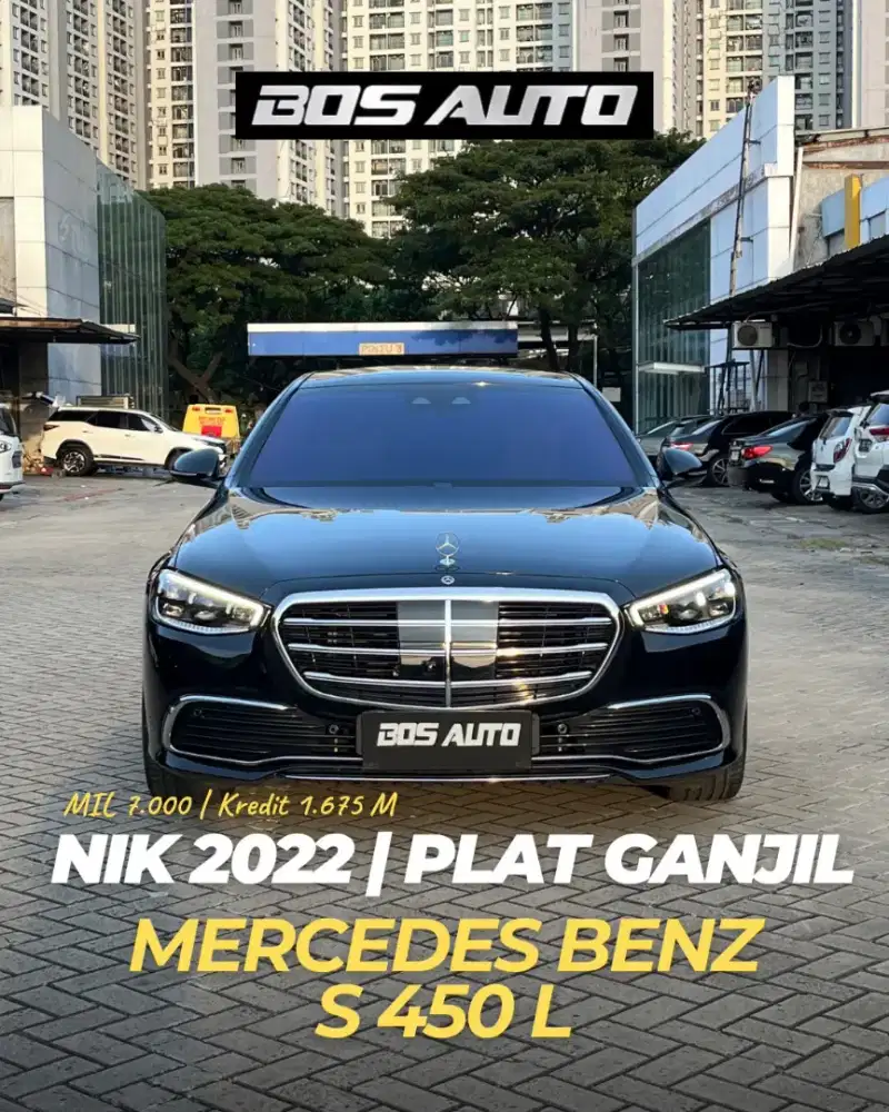 Mercedes Benz S 450 L Hitam 2022