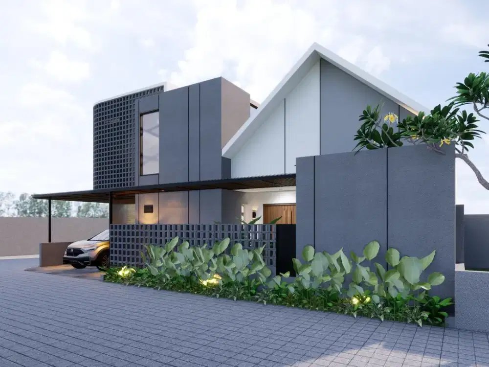 Rumah Cantik Desain Fresh Kekinian Simpel tapi Mewah dekat Pakuwon Mall Jogja