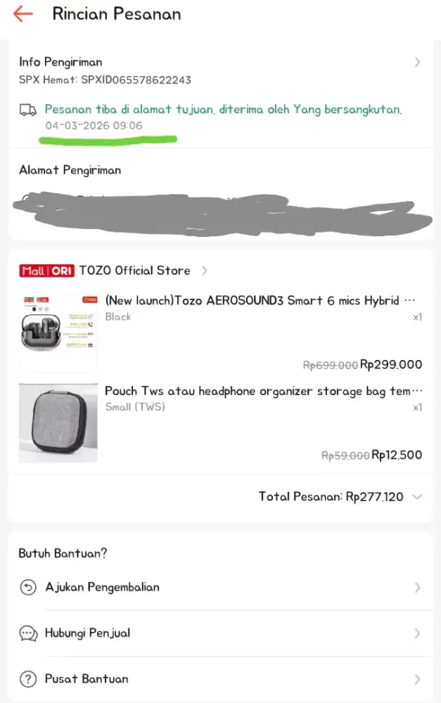 TWS AEROSOUND 3 BARU SEBULAN BELI NOMINUS