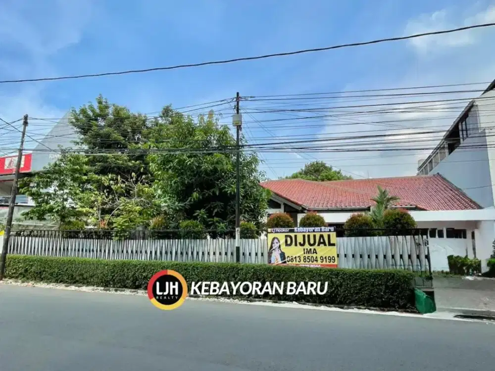 Dijual Rumah Pinggir Jalan Raya Kemang Raya, Bawah NJOP di Jakarta Selatan