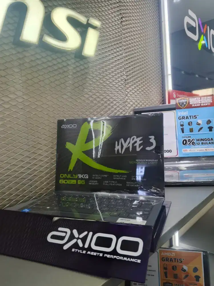 LAPTOP AXIOO HYPE R-3 i3 | Bisa Cicilan Syarat Cukup KTP Saja