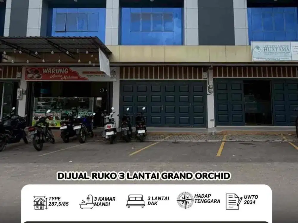 dijual ruko grand orchid