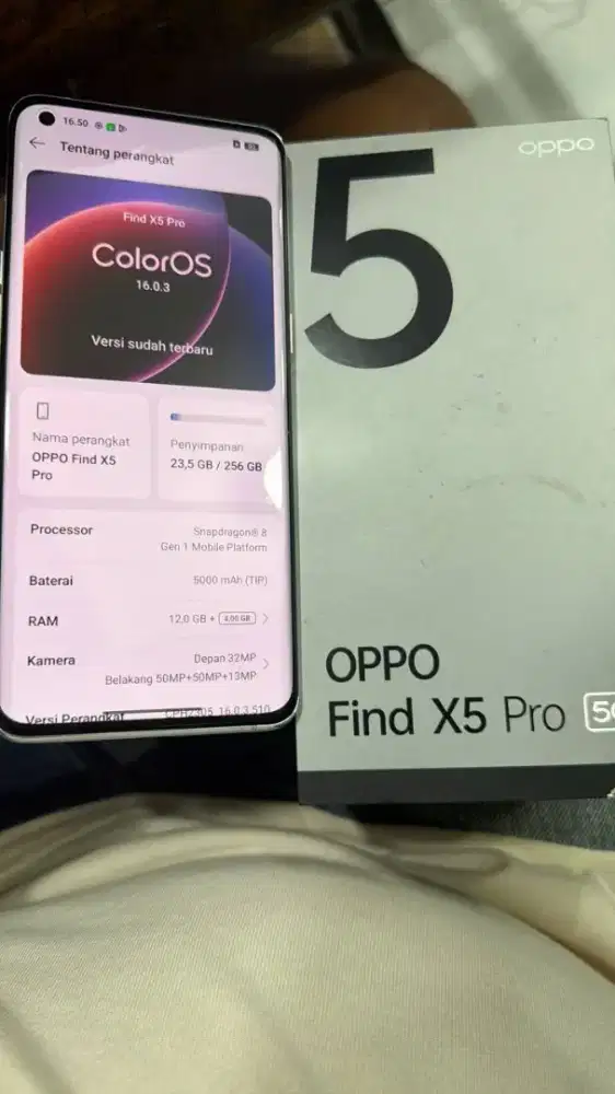Oppo Find X5 Pro 12/256 5G like new msih bgus bngt lngkp ori bs TT