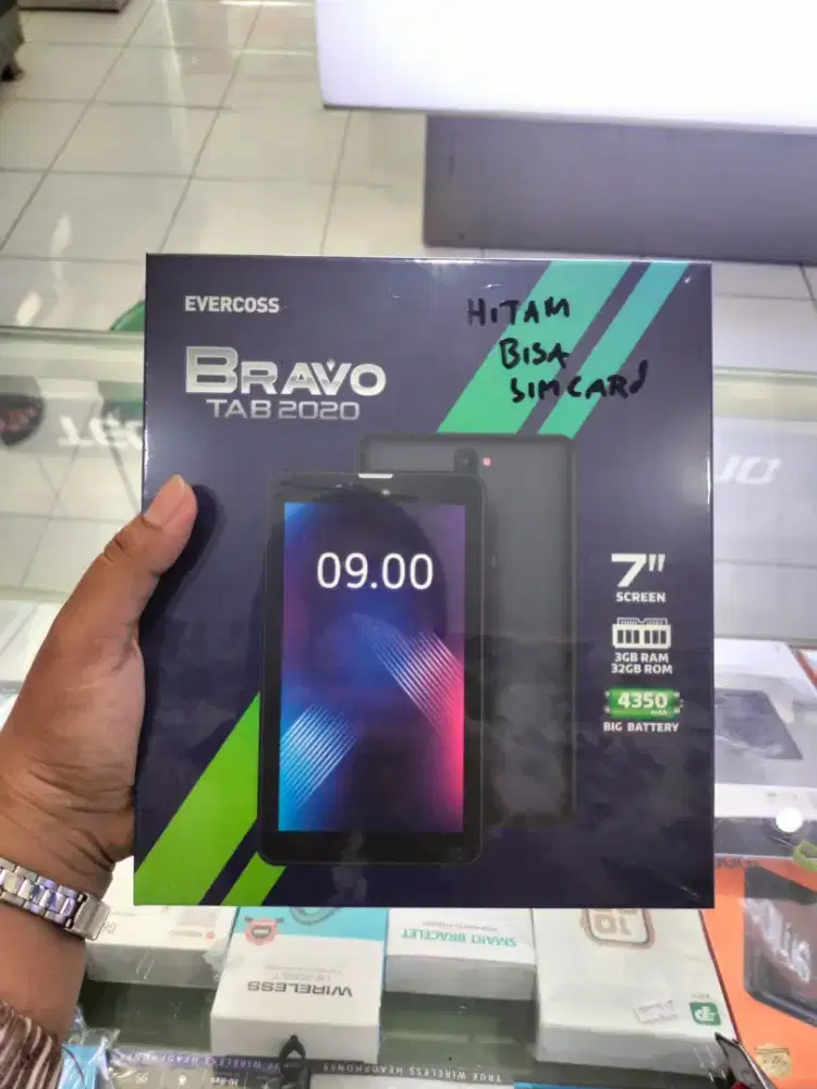 EVERCOSS BRAVO TAB 2020 (BISA PAKAI SIM CARD)