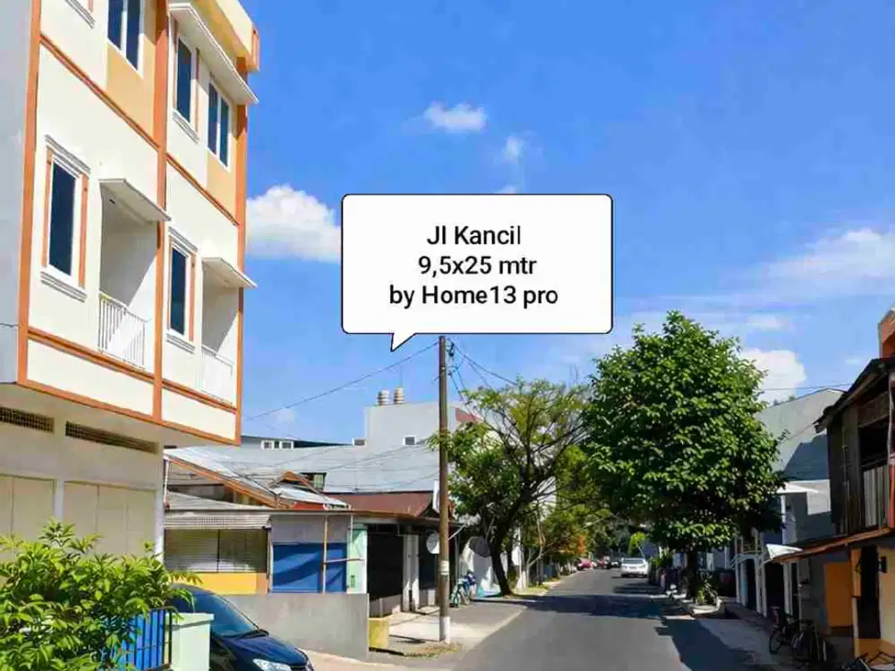 Rumah Jl Kancil 9,5x25 mtr dekat Onta Tupai Serigala Ratulangi cocok Ruko