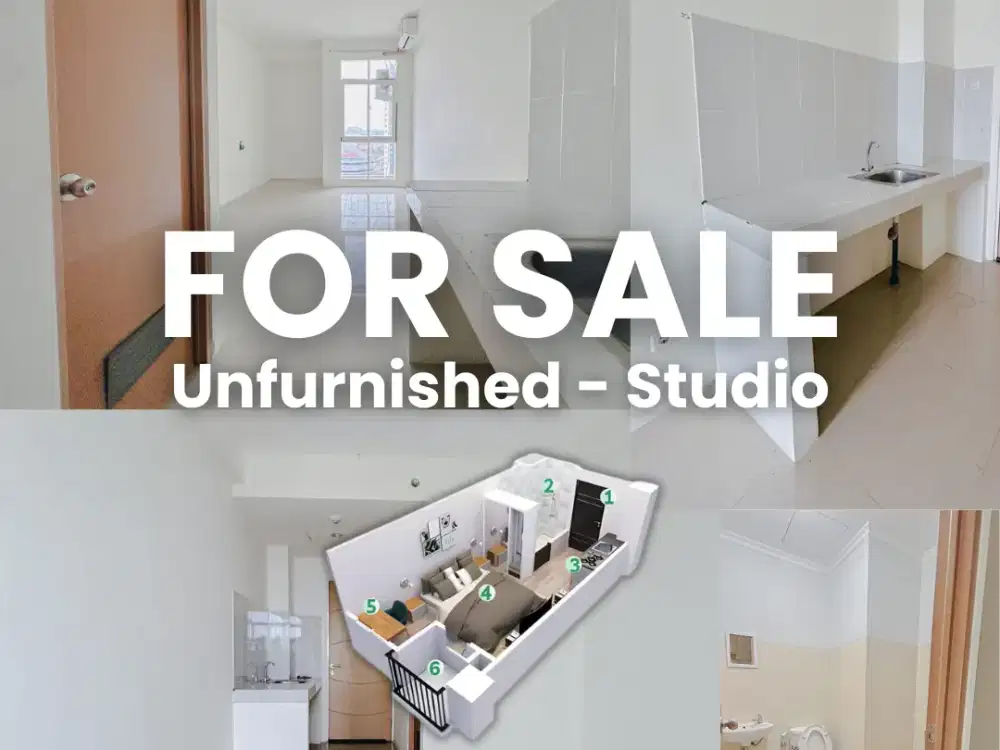 PROMO Unfurnished Studio at Bale Hinggil Apartemen