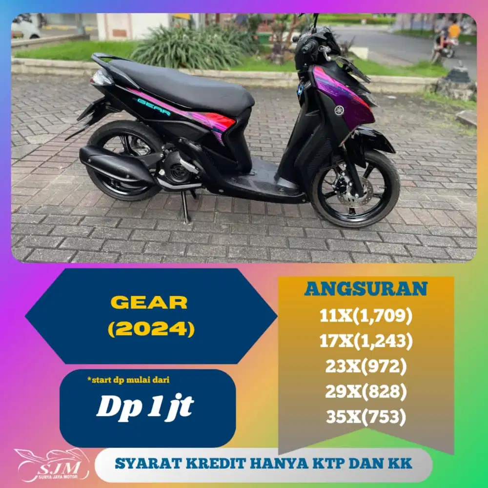 Gear 125 2024 Pajak Panjang