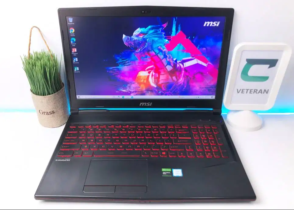 Laptop MSI Super Gaming Ssd 512gb VGA Nvidia GTX Siap libas game